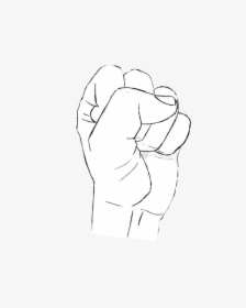 #blackpower #fist #freetoedit - Sketch, HD Png Download, Free Download