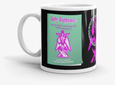 Baby Baphomet Mug , Png Download - Beer Stein, Transparent Png, Free Download