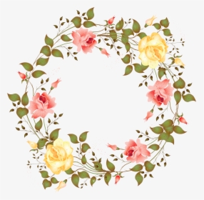 Vector Freeuse Rose Invitation Flower Pink Color - Wedding Floral Background Png, Transparent Png, Free Download