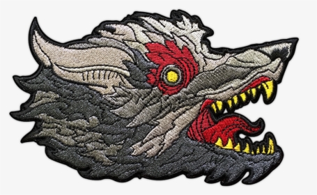 Blood Wolf Patch By Seventh - Illustration, HD Png Download, Free Download