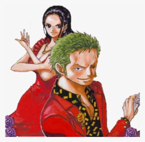 “one Piece Cover Jump - One Piece Zoro Robin, HD Png Download, Free Download
