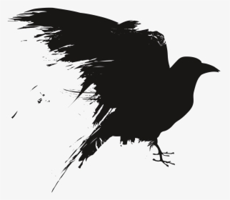 Crows Vector Game Thrones Raven Silhouette- - Raven Silhouette, HD Png Download, Free Download