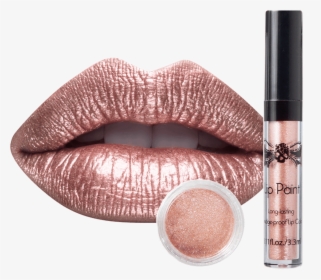 Picture Of Devoted Sparkle Lip Topper - Gold Lip Color, HD Png Download, Free Download