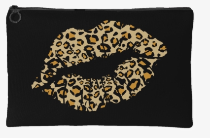 Leopard Lips Kiss Animal Print - Lips Kiss Leopard Print, HD Png Download, Free Download