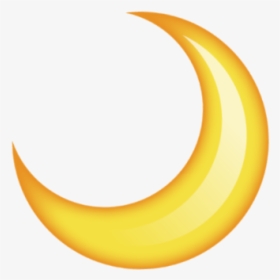 Moon Emoji Png - Crescent, Transparent Png, Free Download