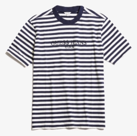 Black And White Striped Guess Shirt, HD Png Download, Free Download