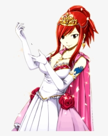 #erza #fairytail #erzascarlet #cute #sexy #anime #animegirl - Fairy Tail Erza Princesse, HD Png Download, Free Download
