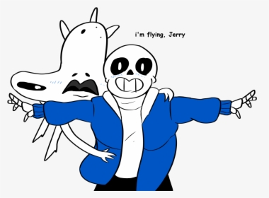 Undertale Jerry X Sans, HD Png Download, Free Download