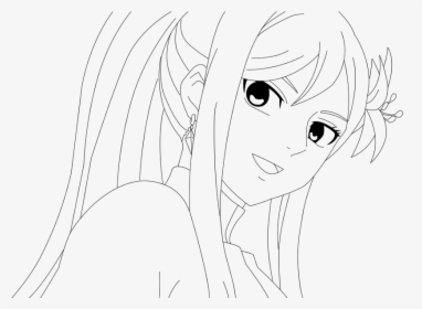 Erza Scarlet Drawing Easy - Easy Erza Scarlet Drawing, HD Png Download, Free Download