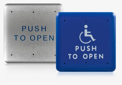 Handicap Button With Allen Hex Key Screw Holes - Sign, HD Png Download, Free Download