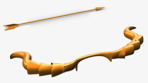 Bow And Arrow - Wood, HD Png Download, Free Download
