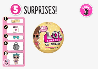 Lol Surprise Charm Fizz Series 3, HD Png Download, Free Download