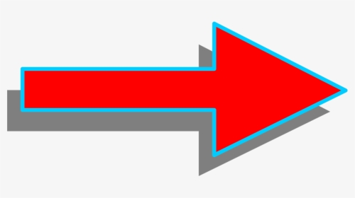 Curved Red Arrow Png - Arrow With Shadow Png, Transparent Png, Free Download