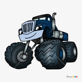 How To Draw Crusher Blaze And Monster Machines Png - Crusher Character Blaze And The Monster Machines, Transparent Png, Free Download