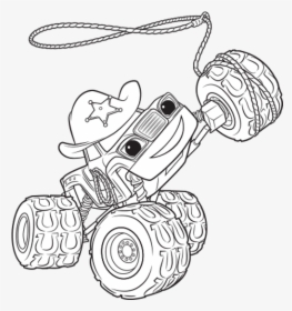 Blaze And The Monster Machines Coloring Pages Starla, HD Png Download, Free Download