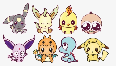 Pokemon Characters Png Image - Easy Quick Pokemon Drawing, Transparent Png, Free Download