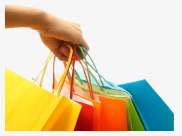 Shopping Bag Png Transparent Images - Shopping Bags With Hand, Png Download, Free Download