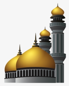 Mosque-vector - Vector Png Masjid Vector, Transparent Png, Free Download