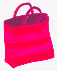 Shopping Bags Pink Shopping Bag Clipart, HD Png Download, Free Download