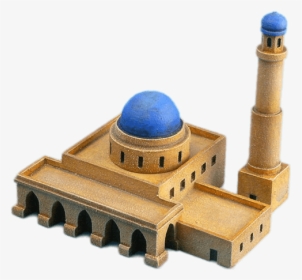 Miniature Mosque With 1 Minaret - Miniature Of Masjid, HD Png Download, Free Download