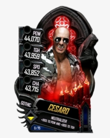 Cesaro S5 22 Gothic - Wwe Supercard Rey Mysterio, HD Png Download, Free Download