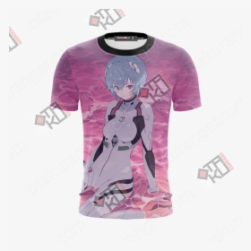 Shin Seiki Evangelion Ayanami Rei 3d T-shirt - Evangelion Eva 01 Hoodie, HD Png Download, Free Download