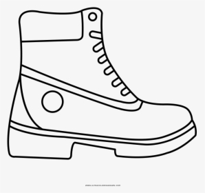 Timberland Coloring Page - Work Boots, HD Png Download, Free Download