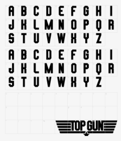 Top Gun Logo Png - Top Gun Font Mac, Transparent Png, Free Download