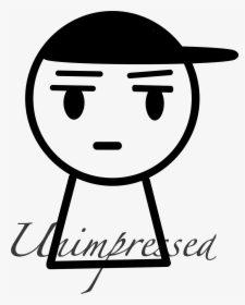 The Unimpressed Face Clip Arts - Illustration, HD Png Download, Free Download