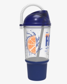 24oz Gripper Tumbler With Dome Lid And Straw - Orange Soft Drink, HD Png Download, Free Download