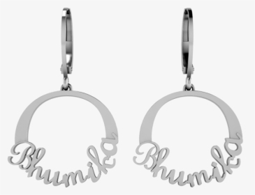 Personalized Monogram Earrings Opje08 - Earrings, HD Png Download, Free Download