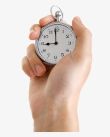 Stopwatch Transparent Wrist - Timer In Hand Png, Png Download, Free Download