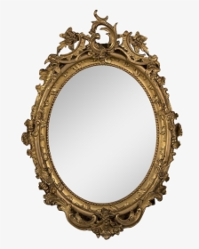 Oval Mirror Png - Antique Old Fashioned Photo Frames, Transparent Png, Free Download