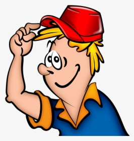 Cartoon Boy With A Hat, HD Png Download, Free Download