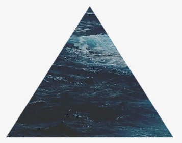 #sea #blue #water #triangle #tumblr - Sail, HD Png Download, Free Download