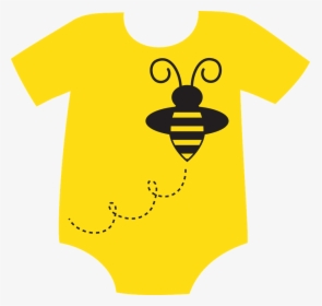 Clipart Baby Cloth - Bumble Bee Onesie Clipart, HD Png Download, Free Download