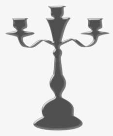 Light Fixture,lighting,black And White - Candelabra Clip Art, HD Png Download, Free Download
