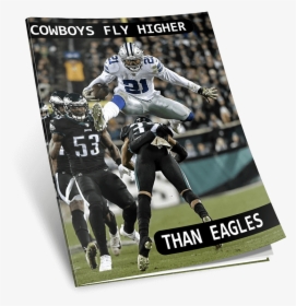 That Zeke Leap Page Transparent Background - Dallas Cowboys Beating Eagles, HD Png Download, Free Download