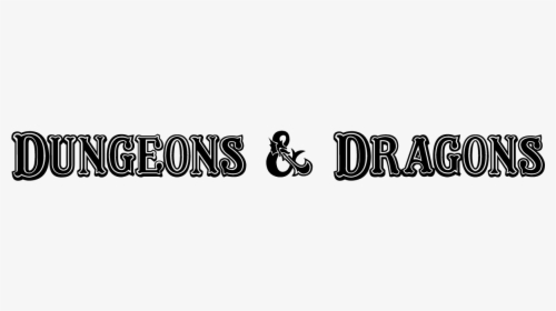 Dungeons & Dragons - Dungeons And Dragons Lettering, HD Png Download, Free Download