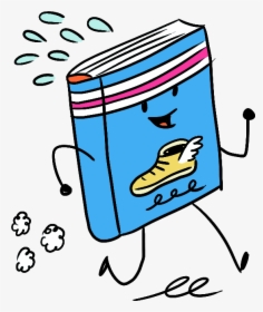 Running Book Cartoon - Td Summer Reading Club Logo 2019, HD Png Download, Free Download