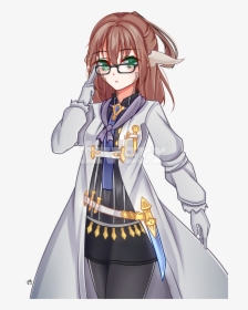 Drawn Glasses Anime, HD Png Download, Free Download