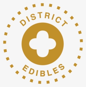 District Edibles Logo Gold Transparent Bg - District Edibles Logo, HD Png Download, Free Download