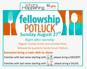 Potluck Png, Transparent Png, Free Download