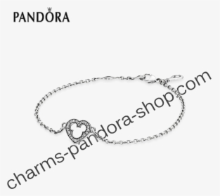 Pandora Disney Mickey Silhouette Cz Silver Bracelet - Chain, HD Png Download, Free Download