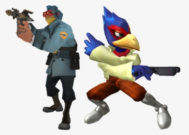 Falco Lombardi From Super Smash Bros Melee - Melee Falco, HD Png Download, Free Download