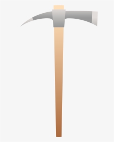 Pick Axe Clipart - Transparent Background Pickaxe Cartoon, HD Png Download, Free Download