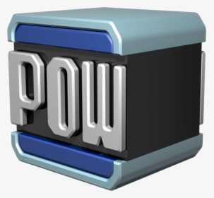 Mario Block Png Image Background - Pow Box Mario Kart Wii, Transparent Png, Free Download