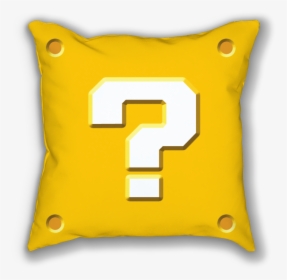 Mario Question Block - Pillow, HD Png Download, Free Download