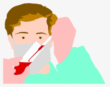 Illustration Of A Lab Technician With A Vial Of Blood - Blood Test Png Animation, Transparent Png, Free Download
