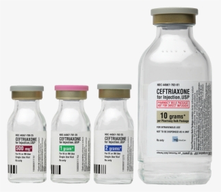 4-ceftriaxone - Plastic Bottle, HD Png Download, Free Download